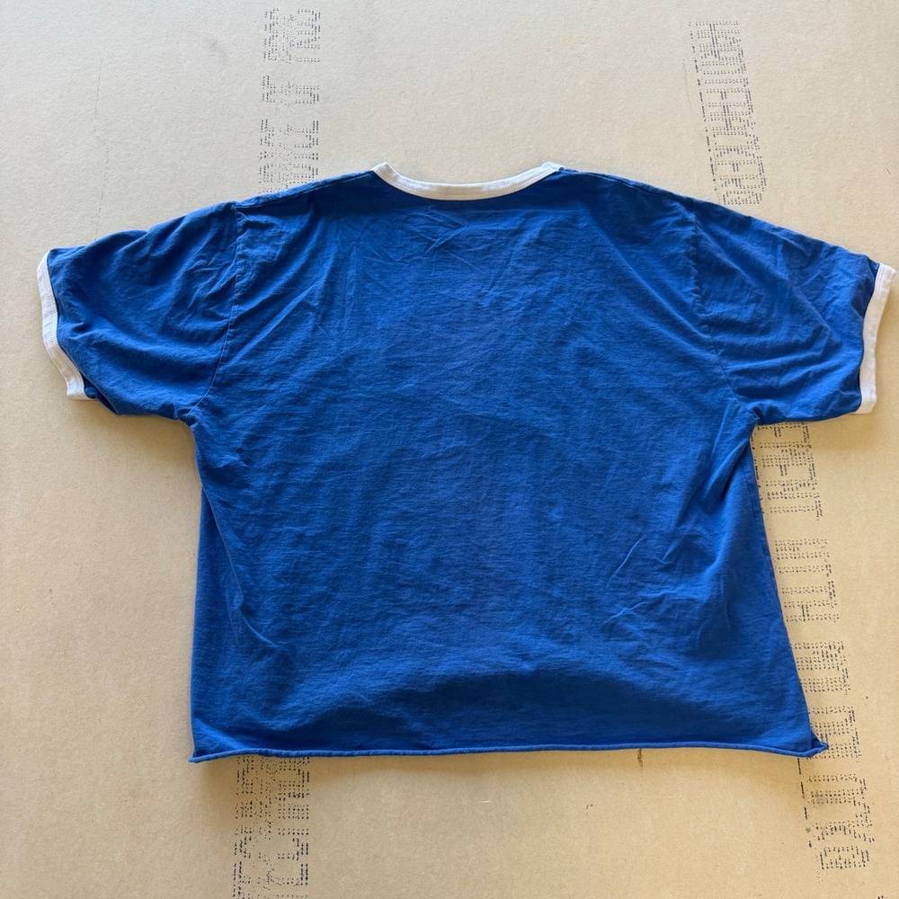 Vintage 90's Brasil Striped T-shirt - Picture 4 of 5